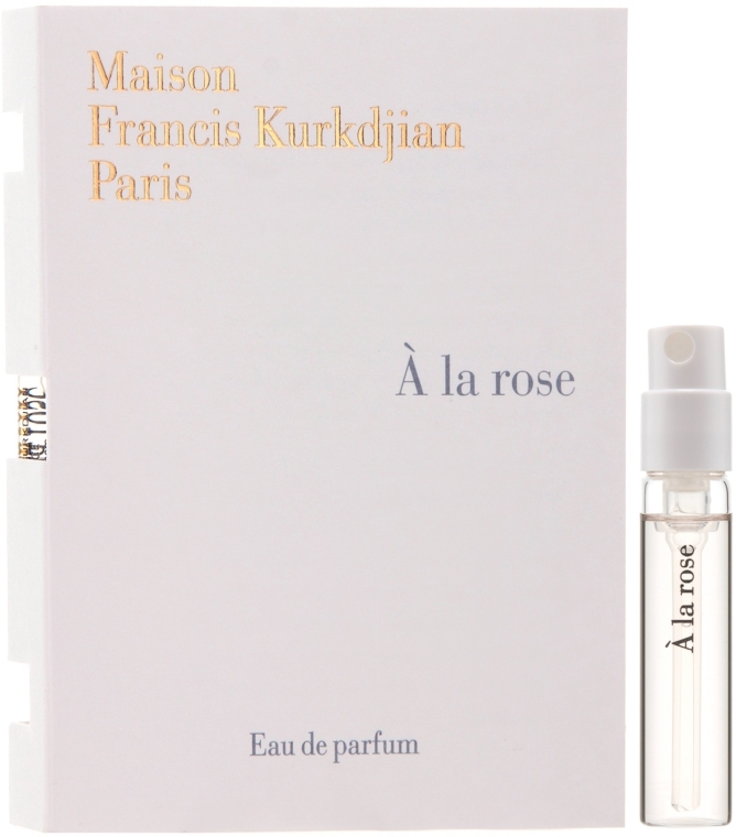 Maison Francis Kurkdjian À La Rose - Парфумована вода (пробник) — фото N1