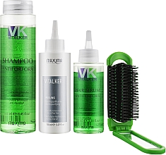 Парфумерія, косметика Набір проти лупи - Maxima (peel/150ml + sham/250ml + serum/100ml + comb)