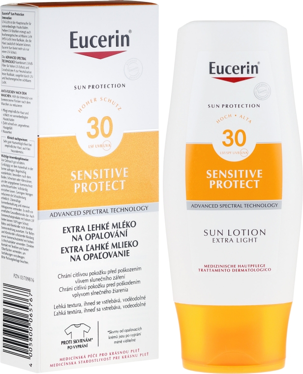 Лосьйон для тіла екстралегкий SPF30 - Eucerin Sun Protection Lotion Extra Light SPF30