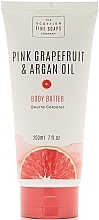 Крем-масло для тела в тубе - Scottish Fine Soaps Pink Grapefruit & Argan Body Butter — фото N1