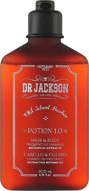 Шампунь для волосся та тіла "Зілля" - Dr Jackson Gentlemen Only Potion 1.0 Energizing Effect Shampoo — фото N2