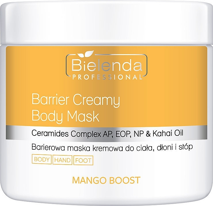 Крем-маска «Барьер» для тела - Bielenda Professional Mango Boost Barrier Creamy Body Mask — фото N1