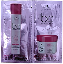 Духи, Парфюмерия, косметика Набор - Schwarzkopf Professional Bonacure BC Ph 4.5 Color Freeze (shm/12ml + mask/12ml)