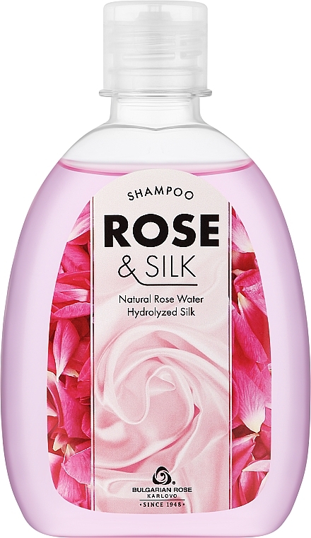 Шампунь для волосся - Bulgarian Rose Rose & Silk Shampoo — фото N1