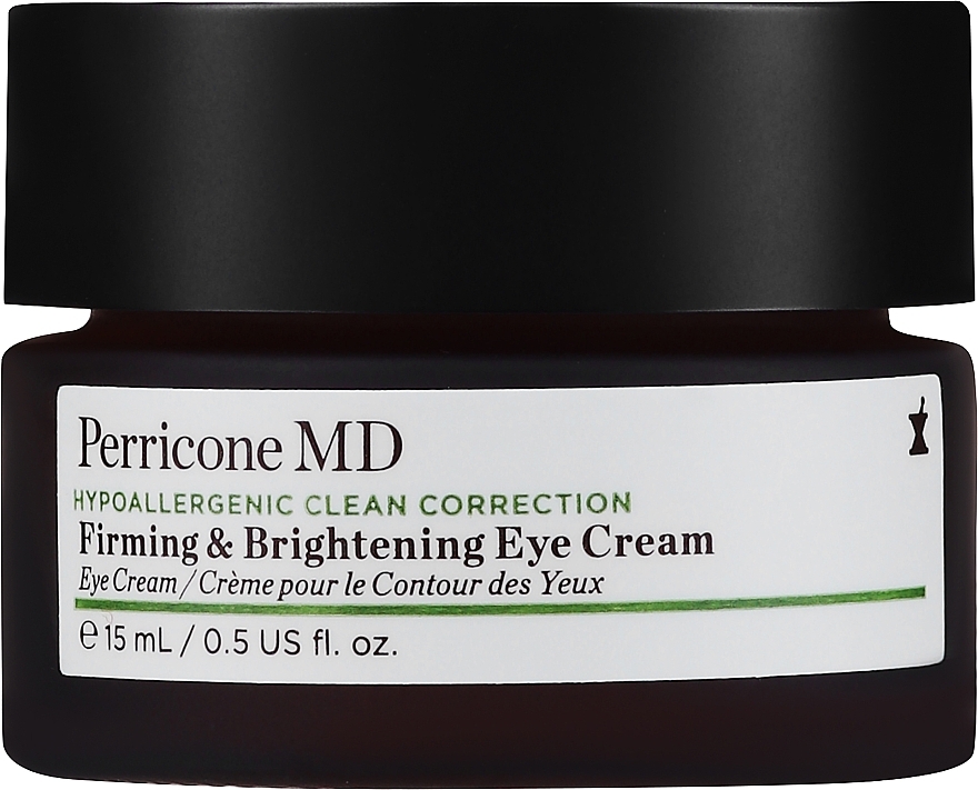 Зміцнювальний та освітлювальний крем для повік - Perricone MD Hypoallergenic Clean Correction Firming & Brightening Eye Cream — фото N1