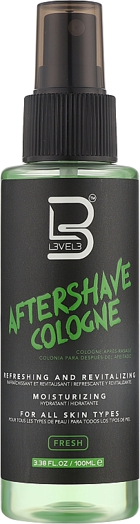 Одеколон після гоління - Level3 Aftershave Cologne Fresh — фото N1