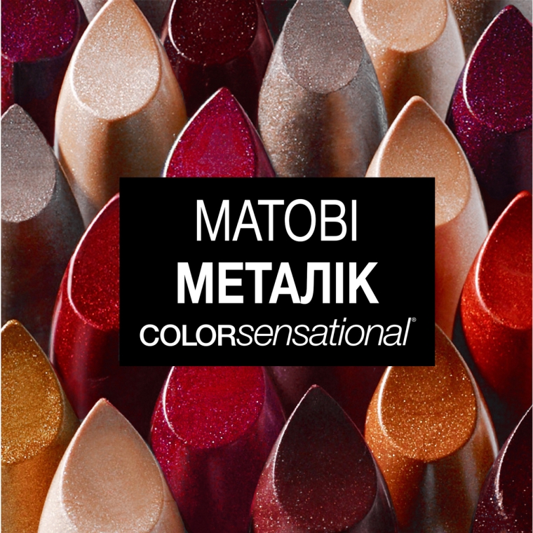 Матовая помада для губ - Maybelline New York Color Sensational Matte Metallics Lipstick  — фото N5