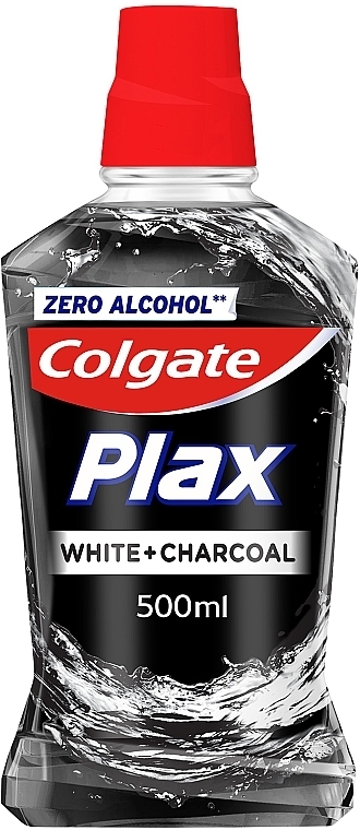 Ополіскувач для рота "Відбілювальний" з вугіллям, антибактеріальний - Colgate Plax — фото N4