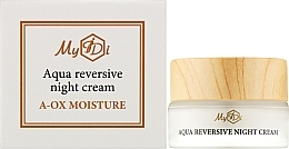 Нічний антиоксидантний зволожувальний крем - MyIDi A-Ox Moisture Aqua Reversive Night Cream (пробник) — фото N2