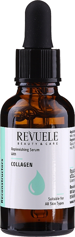 Восстанавливающая сыворотка с коллагеном - Revuele Replenishing Serum With Collagen — фото N3