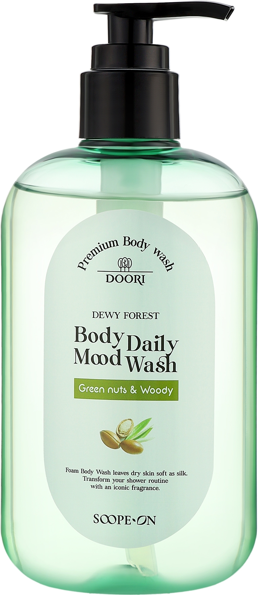 Гель для душа - Doori Dewy Forest Body Daily Mood Wash Green Nuts&Woody — фото 380ml