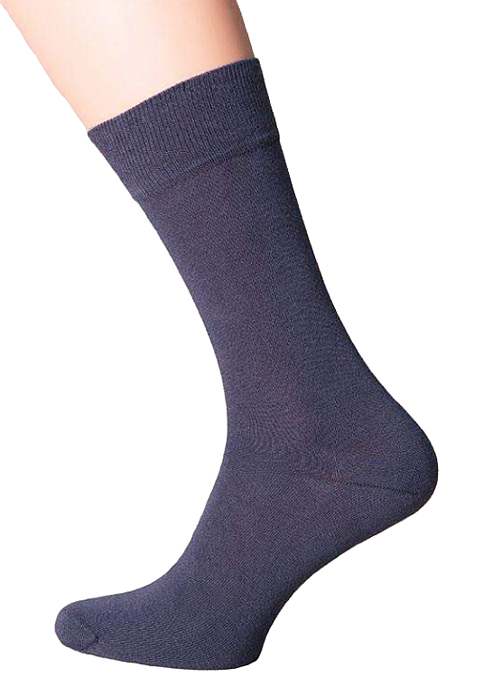 Мужские носки средней длины MS3 Basic 001, iron - Modna Zona — фото N1