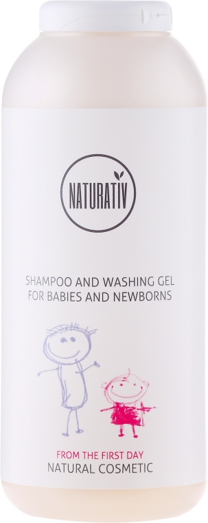 Шампунь и гель для мытья для младенцев - Naturativ Shampoo and Washing Gel For Infants and Babies — фото N1