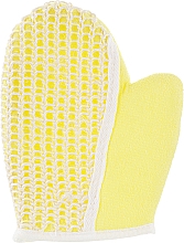 Мочалка-рукавичка, 7989, жовта - SPL Shower Glove — фото N2