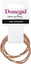 Резинки для волос, FA-5630, светло-бежевые - Donegal — фото N1