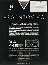Чулки "Hypnose Autoreggente" 20 DEN, cognac - Argentovivo  — фото N2