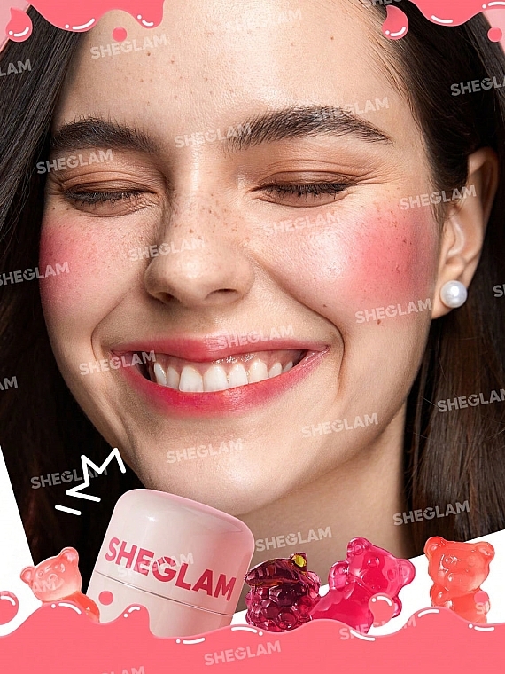 Желеобразные румяна - Sheglam Jelly-Licious Hydrating Lip & Blush Tint — фото N3