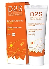 Тонувальний сонцезахисний крем для обличчя - D2S Tinted Sunscreen — фото N1