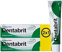 Парфумерія, косметика Набір - Dentabrit Dental Fluoride (tooth/paste/2х125ml)