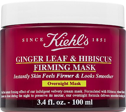 Ночная маска для упругости и гладкости кожи лица - Kiehl's Ginger Leaf & Hibiscus Firming Mask