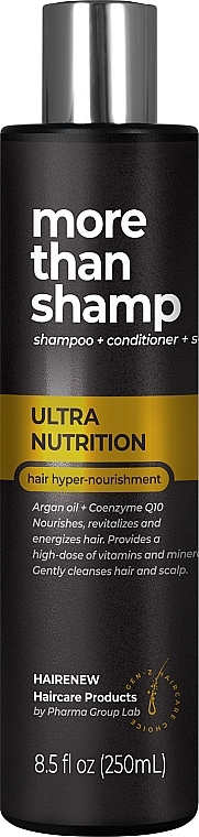 Шампунь для волос "Гиперпитание от корней до кончиков" - Hairenew Ultra Nutrition Shampoo — фото N1