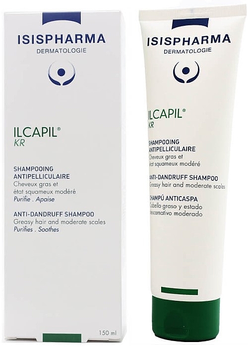 Шампунь против перхоти для жирных волос - Isispharma Ilcapil KR Anti-dandruff Shampoo — фото N1