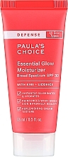 Парфумерія, косметика Зволожувальний сонцезахисний крем - Paula's Choice Defense Essential Glow Moisurizer SPF30 Travel Size