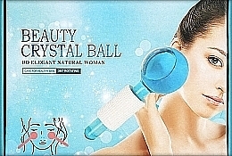 УЦЕНКА Криосферы для массажа лица и тела, 2 шт., голубые - Reclaire Beauty Crystal Ball * — фото N2