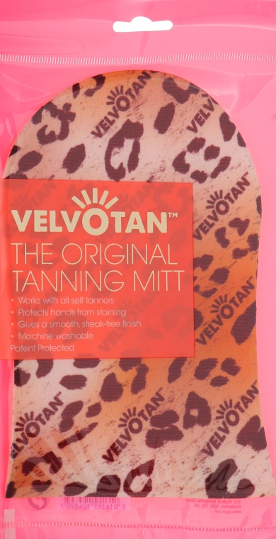 Аплікатор-рукавиця для автозасмаги, леопард - Velvotan The Original Tanning Mitt — фото N1