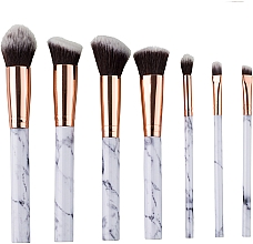 Набор кистей для макияжа в косметичке, 7 шт - Zoe Ayla Cosmetics Makeup Brush Set — фото N2