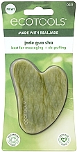 Массажер-скребок для лица "Гуаша", зеленый нефрит - EcoTools Jade Facial Gua Sha — фото N2