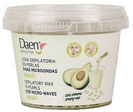 Воск для депиляции "Авокадо" - Daen Depilatory Wax in Pearls Avocado — фото N1