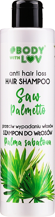 Шампунь проти випадання волосся - Body with Love Hair Shampoo Saw Palmetto — фото N1