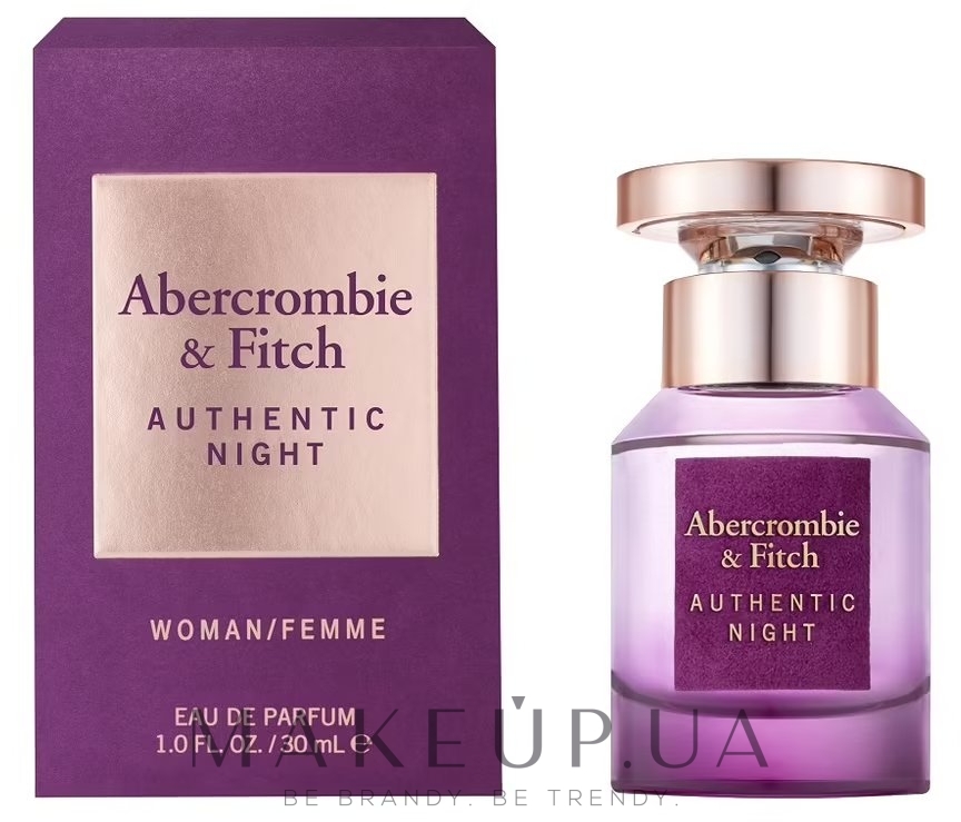 Abercrombie & Fitch Authentic Night - Парфумована вода — фото 30ml