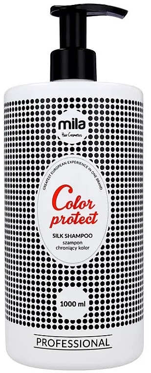 Шампунь для фарбованого волосся - Mila Professional Color Protect Silk Shampoo — фото N1