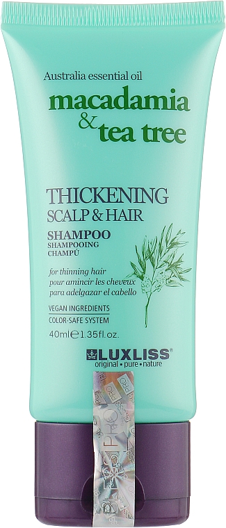 Зміцнювальний шампунь для волосся - Luxliss Thickening Scalp & Hair Shampoo