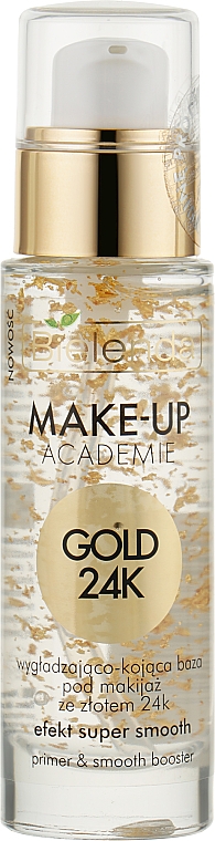 База під макіяж, золота - Bielenda Make-Up Academie Gold 24K Primer & Smooth Booster