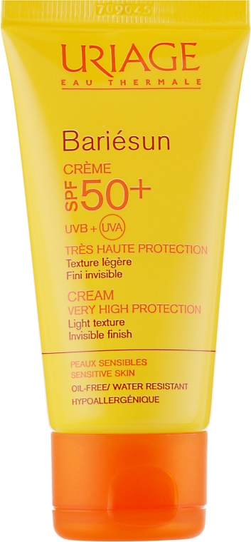 Солнцезащитный крем - Uriage Bariesun Cream SPF50 — фото N1