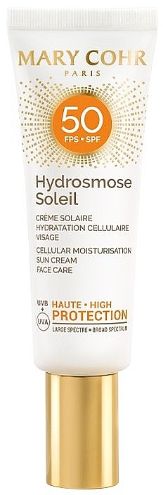 Увлажняющий крем для лица с SPF50 - Mary Cohr Hydrosmose Soleil SPF50 Face Cream — фото N1