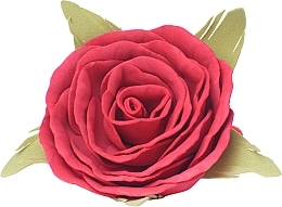 Резинка для волосся ручної роботи "Червона троянда" - Katya Snezhkova — фото N2