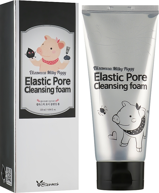 УЦІНКА Пінка для вмивання і очищення пор - Elizavecca Face Care Milky Piggy Elastic Pore Cleansing foam * — фото N1