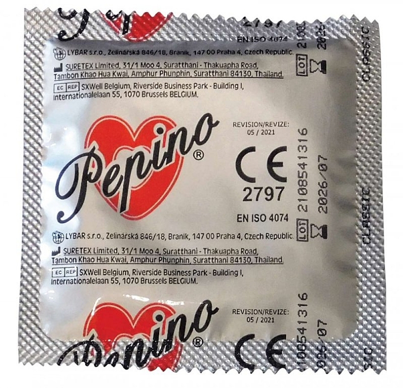 Презервативы, 20 шт. - Pepino Classic — фото N2