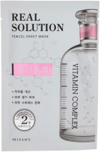 Парфумерія, косметика Маска для обличчя - Missha Real Solution Tencel Sheet Mask Brightening