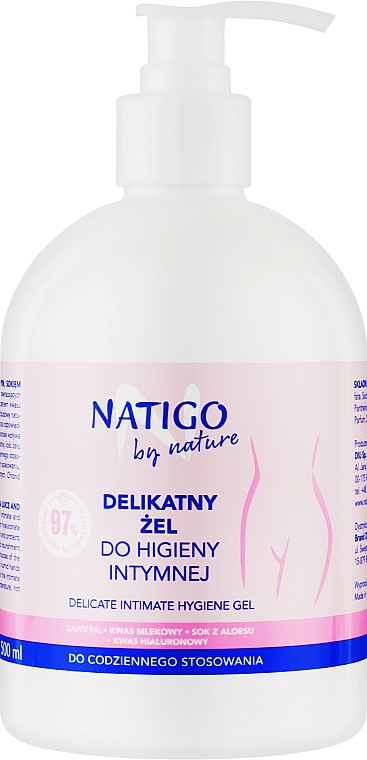 Ніжний гель для інтимної гігієни - Natigo by Nature Delicate Intimate Hygiene Gel — фото N1