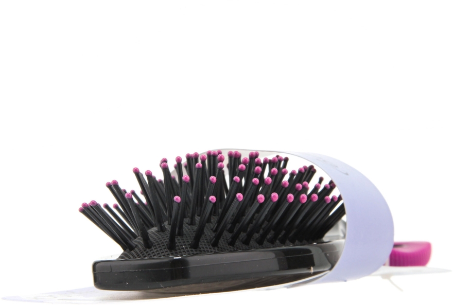 Расческа для волос массажная, розовая - Beauty Look — фото N2
