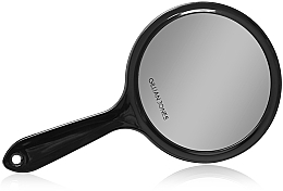 Дзеркало 14,5 см, чорне  - Gillian Jones Hand Mirror — фото N1