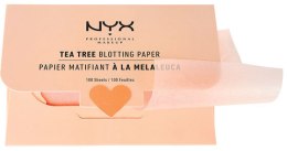 Духи, Парфюмерия, косметика Салфетки для лица "Tea Tree" - NYX Professional Makeup Blotting Paper 