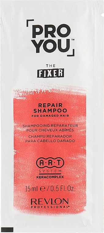 Восстанавливающий шампунь - Revlon Professional Pro You Fixer Repair Shampoo (пробник) — фото N1