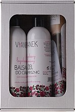 Духи, Парфюмерия, косметика Набор - Vianek Soothing Kit (balm/300ml + sh/gel/300ml)