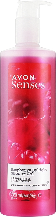 Гель для душу "Малинова насолода" - Avon Senses Raspberry Delight Shower Gel — фото N3